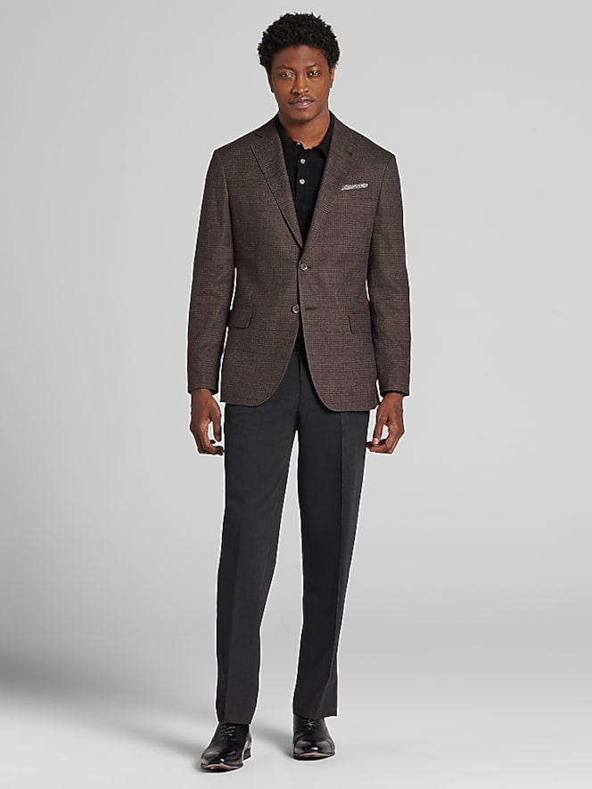 Joseph Abboud Modern Fit Plaid Sport Coat