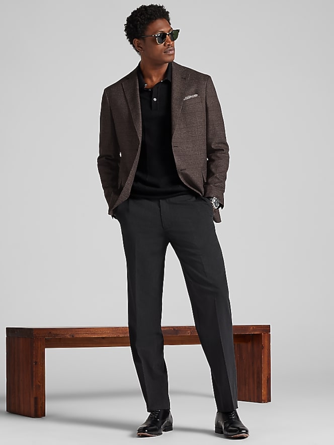 Joseph Abboud Modern Fit Plaid Sport Coat