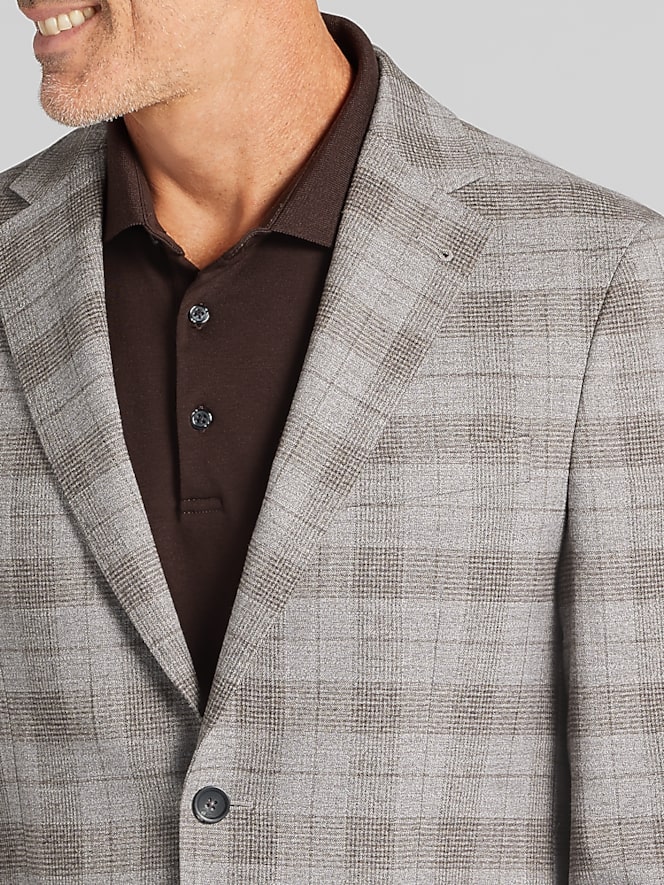 Joseph Abboud Classic Fit Plaid Sport Coat