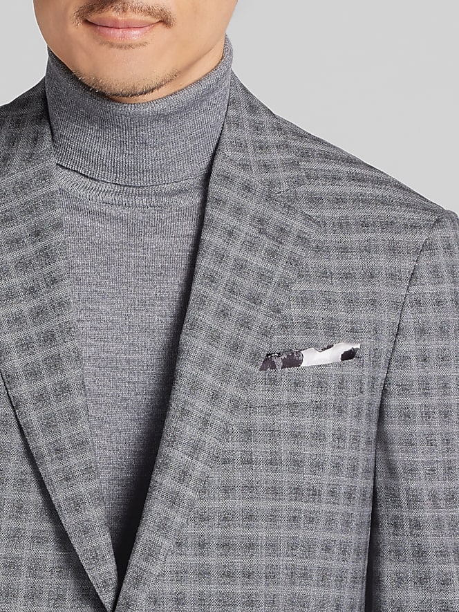 Awearness Kenneth Cole Modern Fit Check Sport Coat