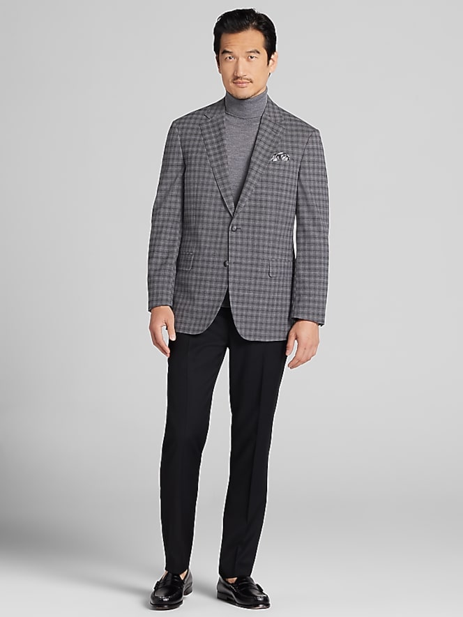 Awearness Kenneth Cole Modern Fit Check Sport Coat