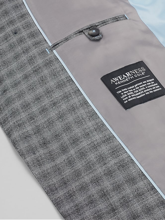 Awearness Kenneth Cole Modern Fit Check Sport Coat