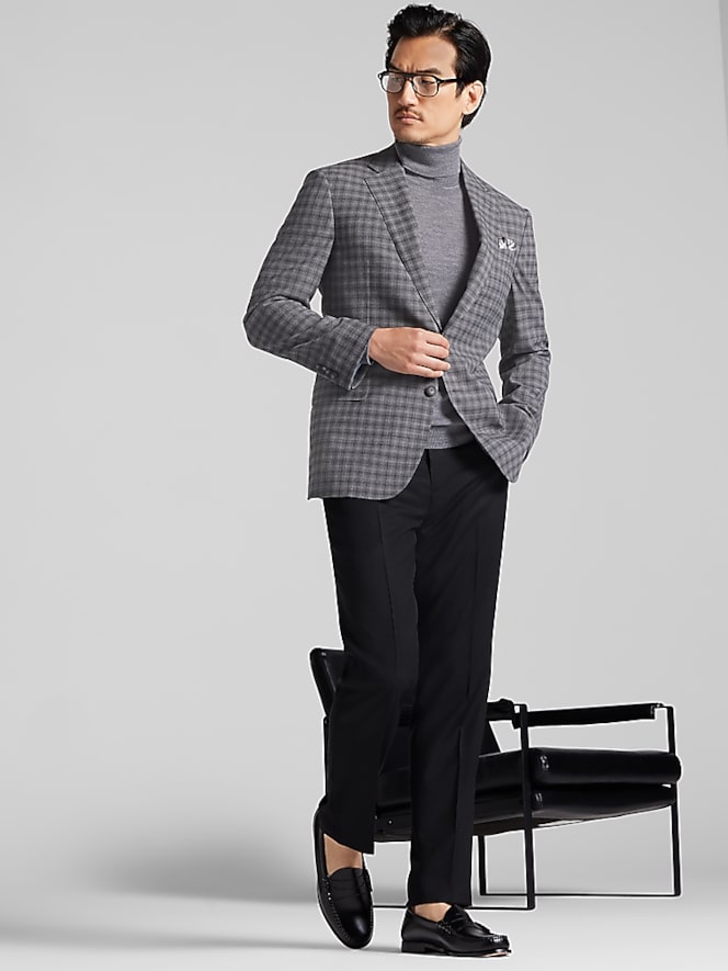 Awearness Kenneth Cole Modern Fit Check Sport Coat
