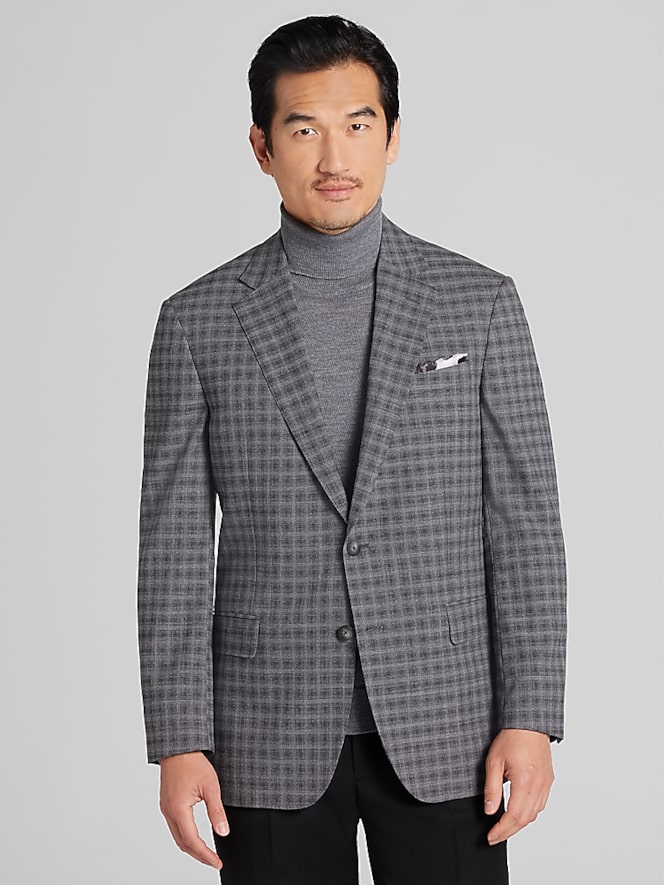 Awearness Kenneth Cole Modern Fit Check Sport Coat
