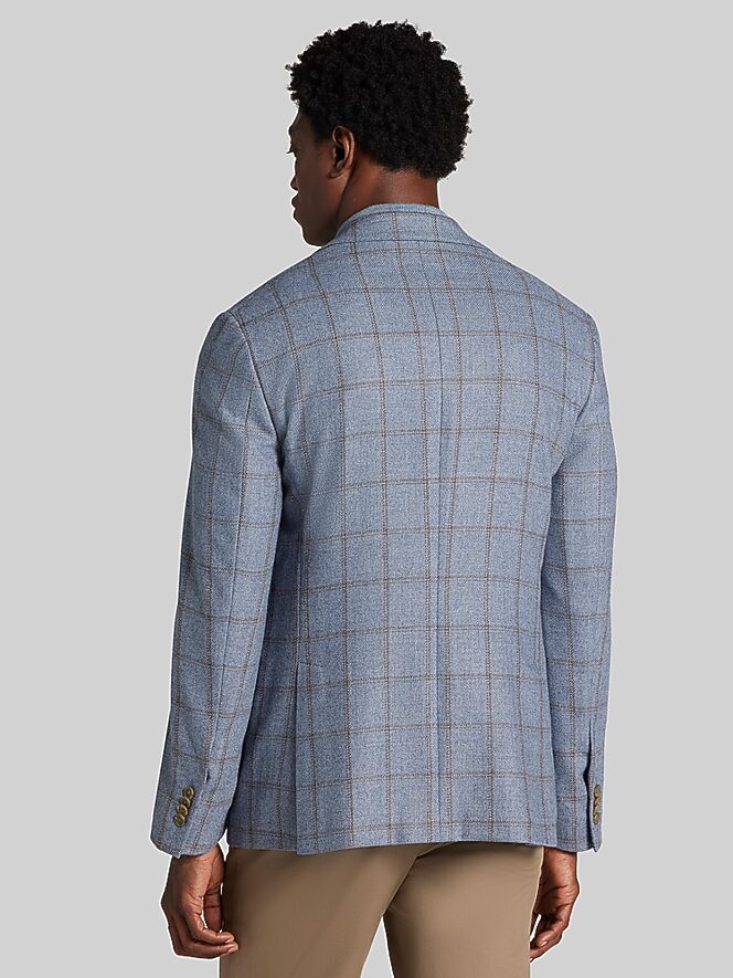 Joseph Abboud Modern Fit Windowpane Plaid Sport Coat
