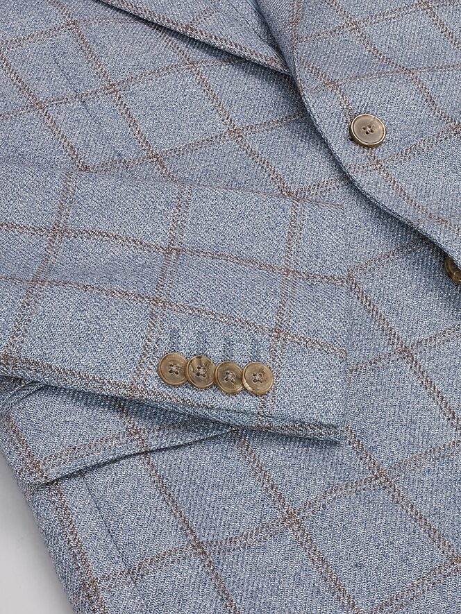 Joseph Abboud Modern Fit Windowpane Plaid Sport Coat