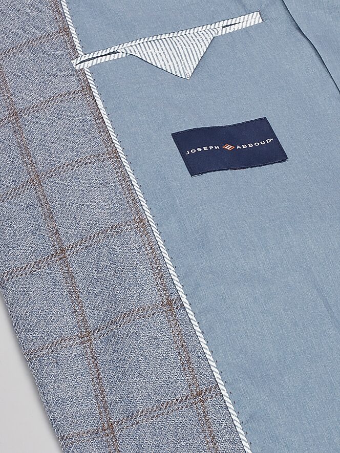 Joseph Abboud Modern Fit Windowpane Plaid Sport Coat