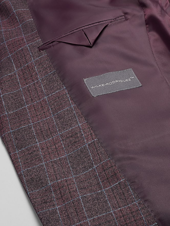 Wilke-Rodriguez Modern Fit Plaid Sport Coat