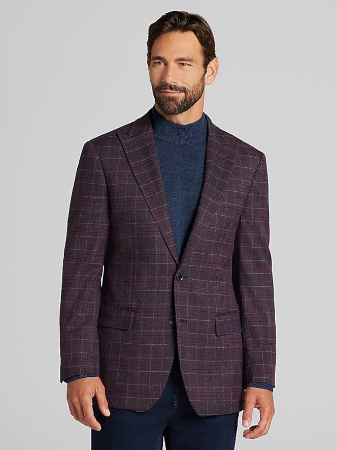 Wilke-Rodriguez Modern Fit Plaid Sport Coat