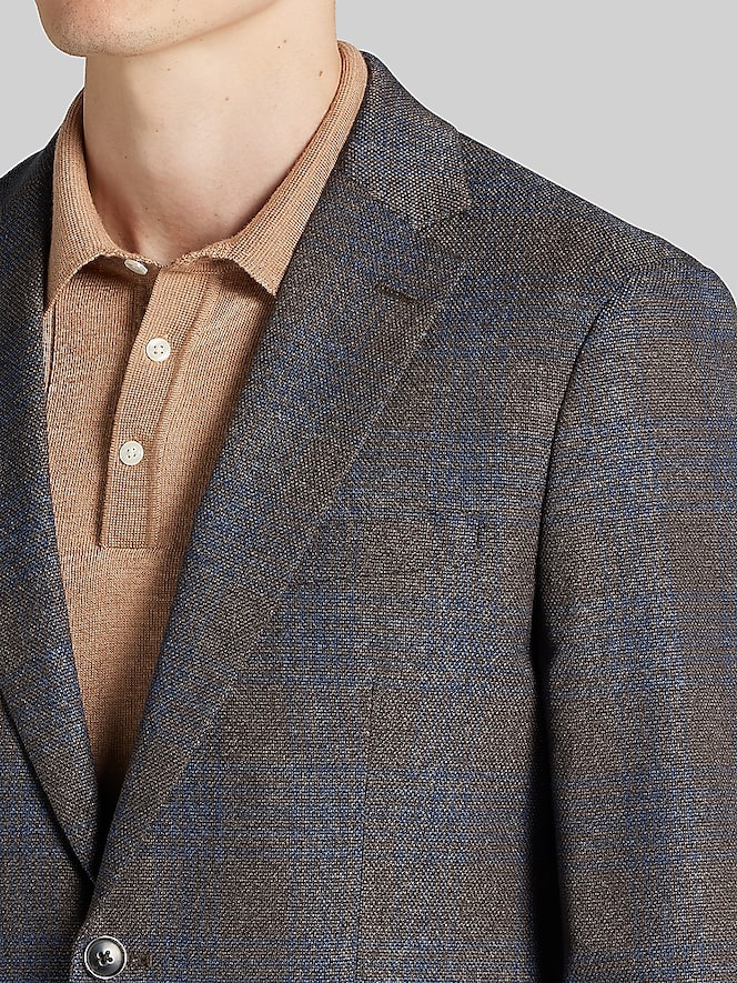 Wilke-Rodriguez Modern Fit Subtle Plaid Sport Coat