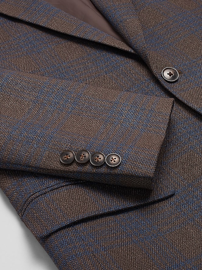 Wilke-Rodriguez Modern Fit Subtle Plaid Sport Coat
