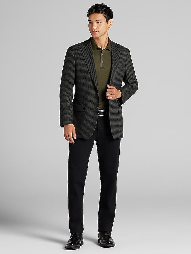 Wilke-Rodriguez Modern Fit Tic Sport Coat