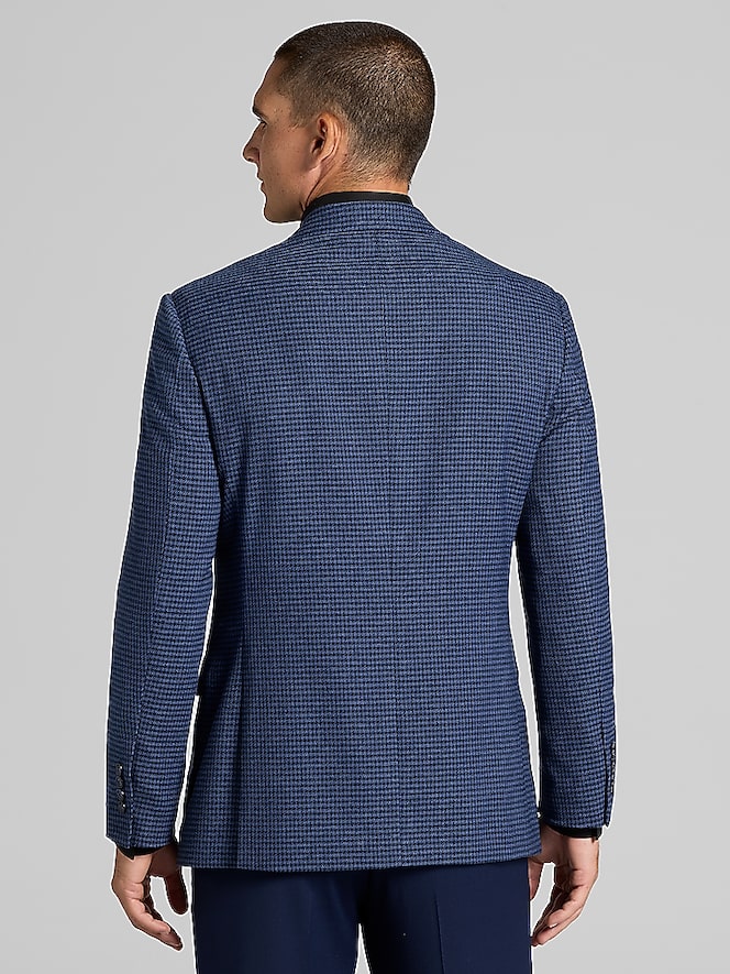 Wilke-Rodriguez Modern Fit Houndstooth Tic Sport Coat