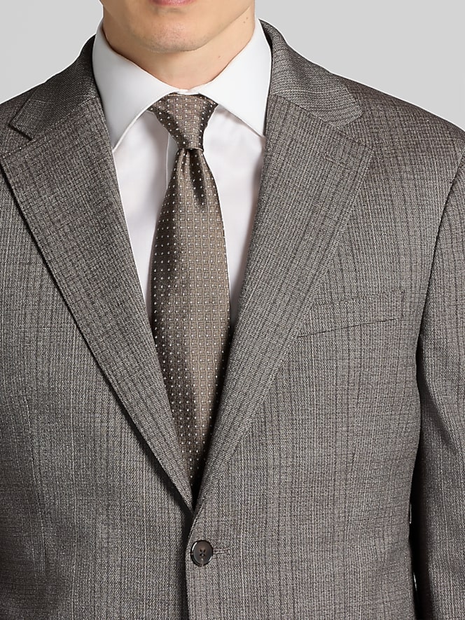 Calvin Klein Slim Fit Plaid Sport Coat