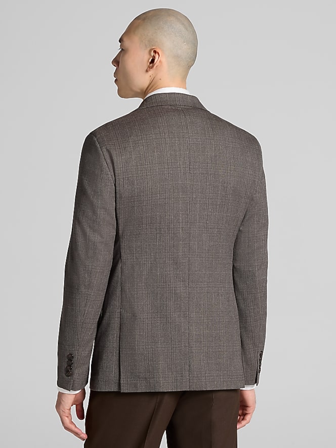 Calvin Klein Slim Fit Plaid Sport Coat