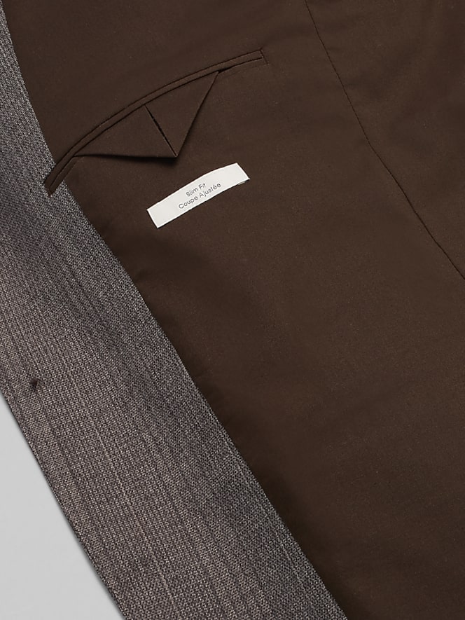 Calvin Klein Slim Fit Plaid Sport Coat