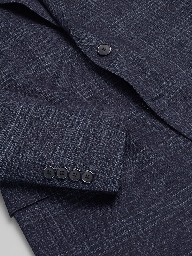 Calvin Klein Slim Fit Plaid Sport Coat