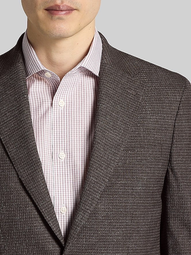 Calvin Klein X-Fit Slim Fit Check Plaid Sport Coat