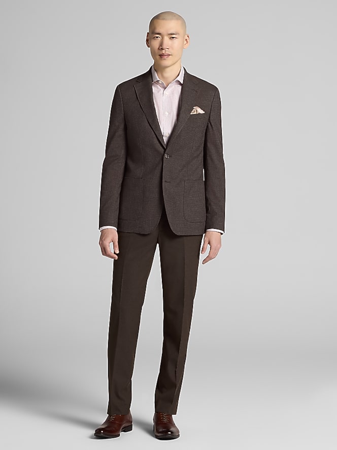 Calvin Klein X-Fit Slim Fit Check Plaid Sport Coat