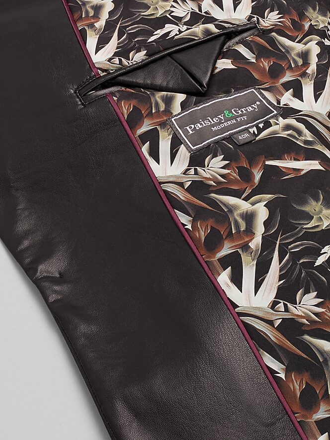 Paisley &Amp; Gray Faux Leather Jacket