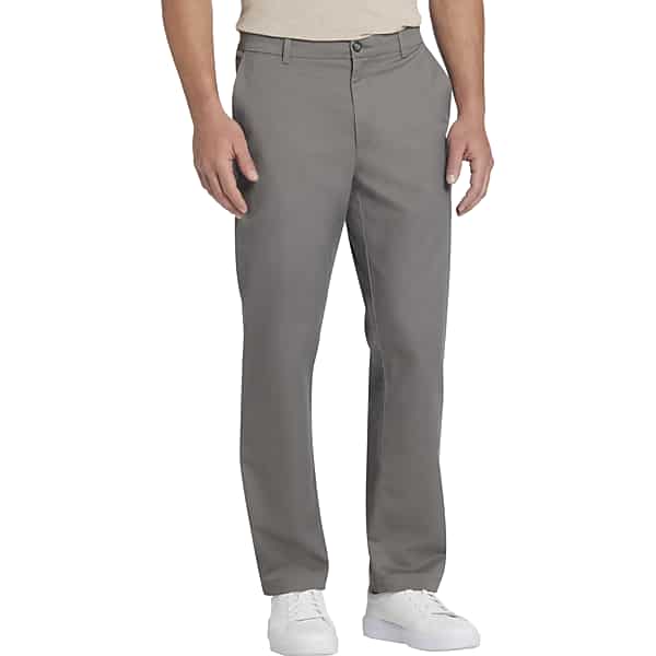Joseph Abboud Men's Modern Fit Comfort Stretch Chinos Charcoal - Size: 34W x 36L TMW203B34624