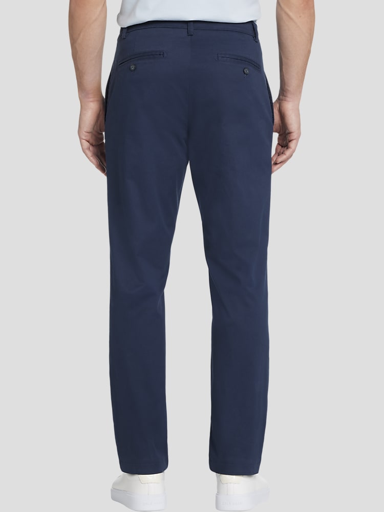 Joseph Abboud Modern Fit Comfort Stretch Chinos, Navy - Blue