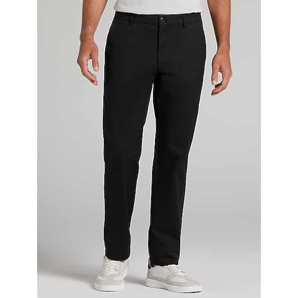 Joseph Abboud Men's Modern Fit Comfort Stretch Chinos Black - Size: 34W x 32L