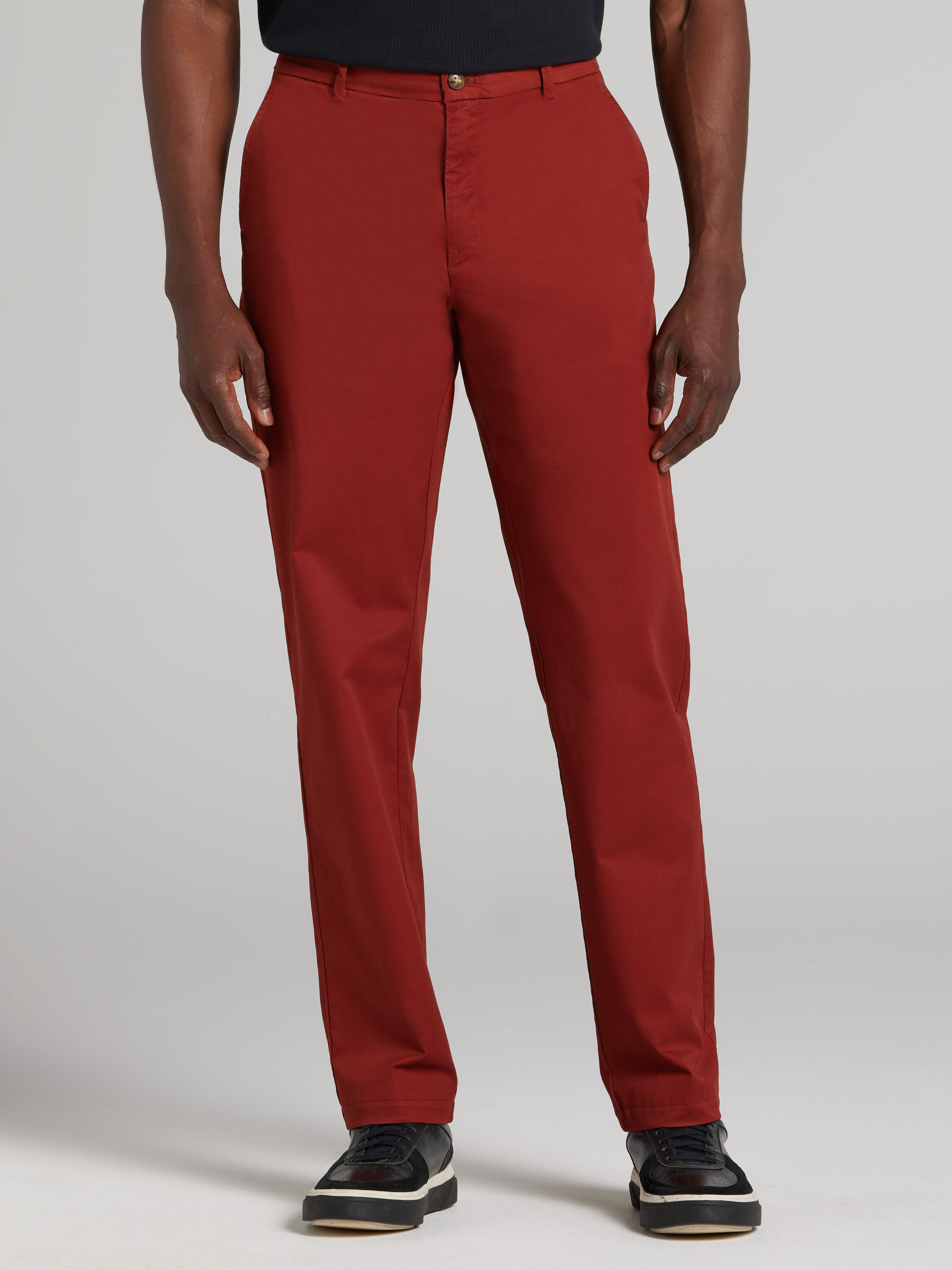 Joseph Abboud Modern Fit Comfort Stretch Chinos, Rust - Multi