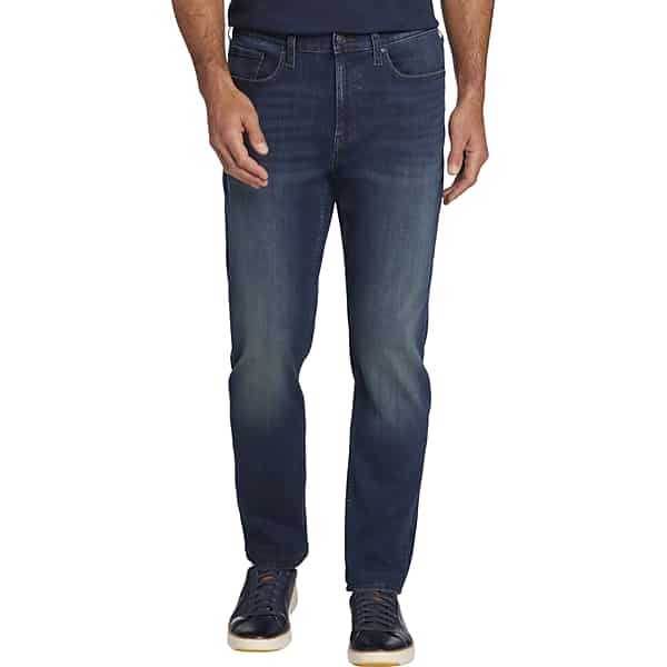 Joseph Abboud Big & Tall Men's Athletic Fit Comfort Stretch Jeans Dark Wash - Size: 44W x 30L