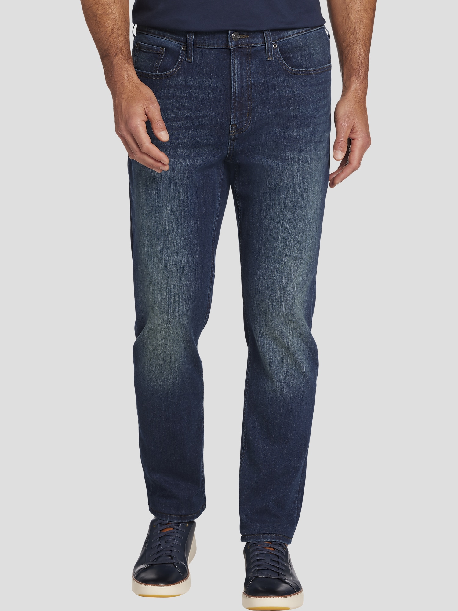 Joseph Abboud Athletic Fit Comfort Stretch Jeans (Dark Wash)