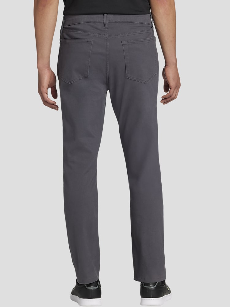 Joseph Abboud Slim Fit Comfort Stretch 5-Pocket Pants, Charcoal