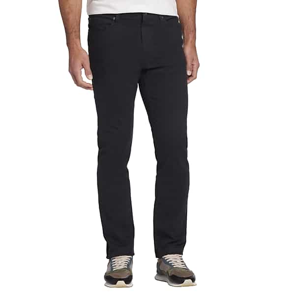 Joseph Abboud Men's Slim Fit Comfort Stretch 5-Pocket Pants Black - Size: 48W x 30L TMW20KB48028