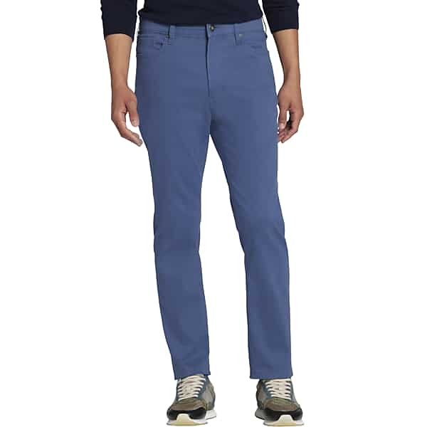 Joseph Abboud Big & Tall Men's Slim Fit Comfort Stretch 5-Pocket Pants Vintage Denim - Size: 46W x 34L