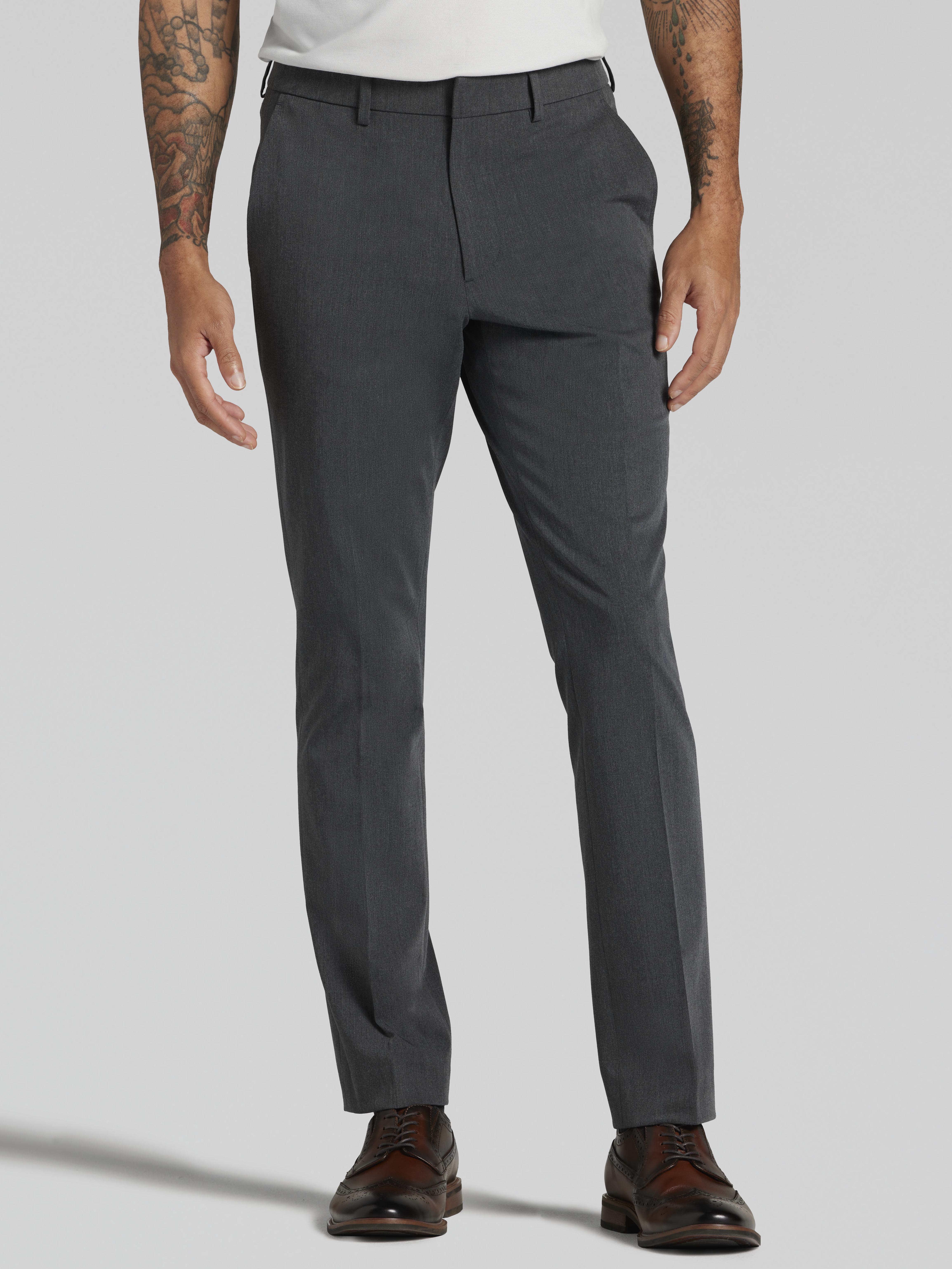 Men's Charcoal Trousers | Men's Wearhouse