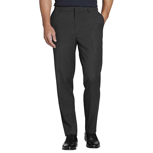 Awearness Kenneth Cole Men's Modern Fit Performance Dress Pants Dk Charc Check - Size: 40W x 34L TMW20PB40F16
