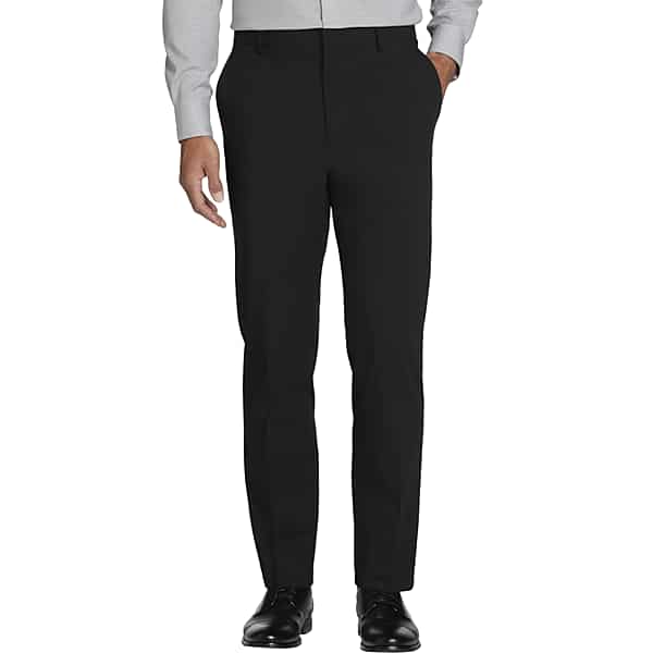 Joseph Abboud Men's Modern Fit Comfort Stretch Dress Pants Black - Size: 44W x 30L TMW212B44002