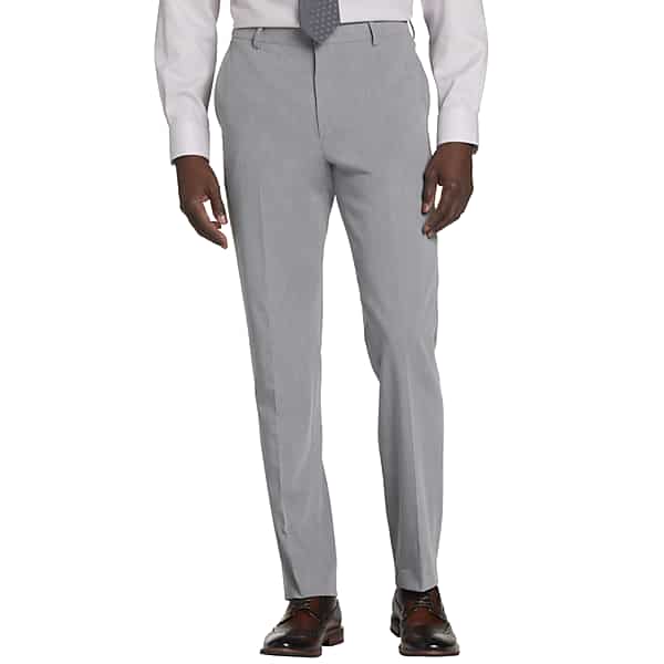 Joseph Abboud Men's Modern Fit Luxe Dress Pants Grey - Size: 50W x 32L TMW214B50204
