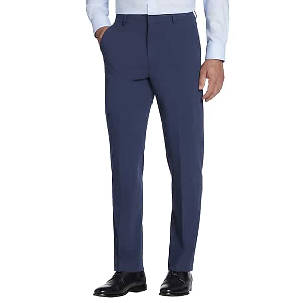 Joseph Abboud Men's Modern Fit Luxe Dress Pants Navy - Size: 46W x 32L TMW214B46214