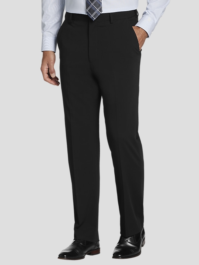 Big and tall black dress pants deals