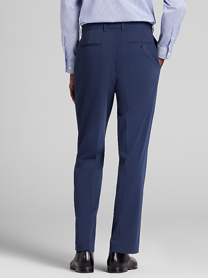 Joseph Abboud Classic Fit Luxe Stretch Dress Pants, Navy - Image 3 of 4