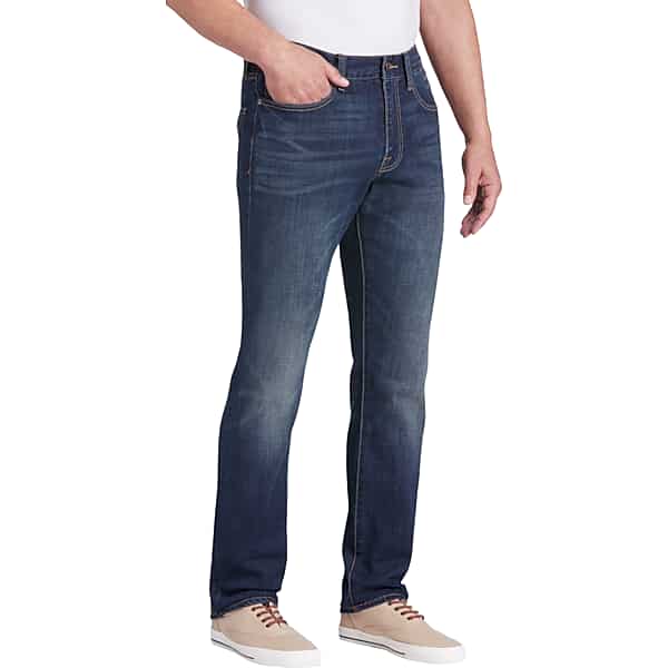 Lucky Brand Men's Athletic Fit Straight Leg Classic Denim Jeans Dark Wash - Size: 40W x 34L