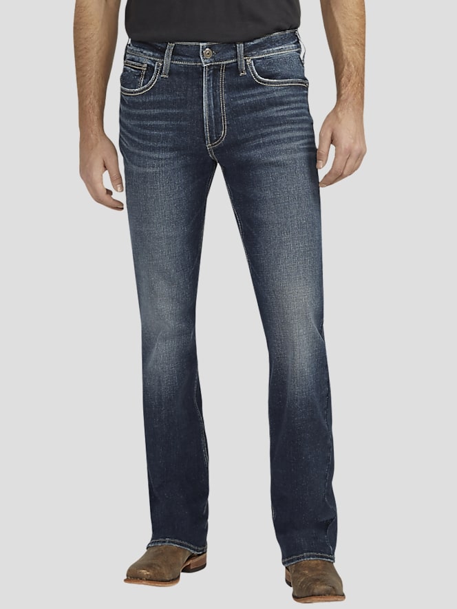 Silver Jeans Relaxed Fit Straight Leg Casual Jeans