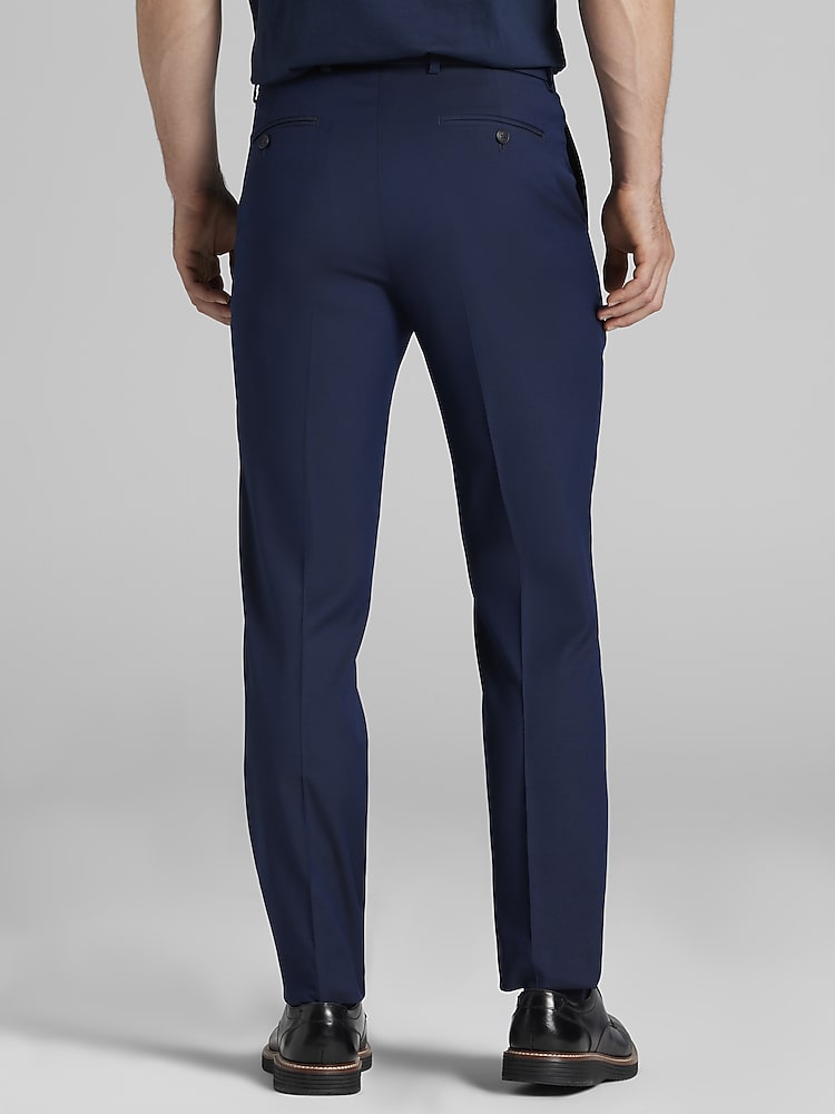 kenneth cole new york slim fit dress pants Kenneth Cole Reaction Men's Slim-Fit Stretch Dress Pants, Created for Macy's - Dark Navy