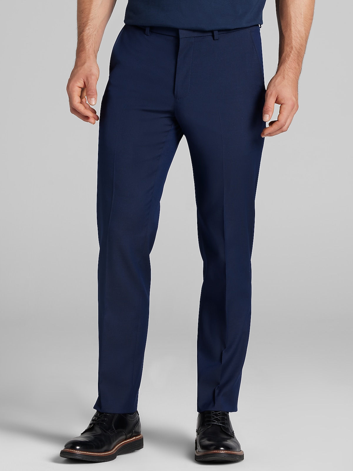slim fit dress slacks Shop Slim-Fit Stretch Twill Dress Pant – Natural main image 0
