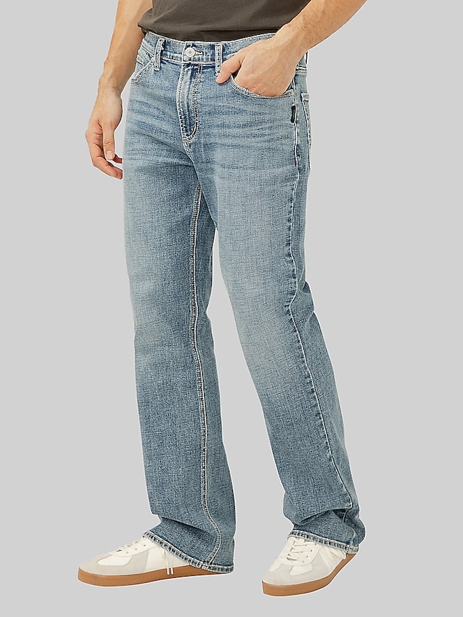 Silver Jeans Zac Relaxed Fit Straight Leg Jeans