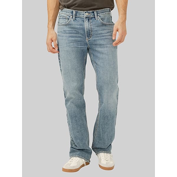 Silver Jeans Men's Zac Relaxed Fit Straight Leg Jeans Yosemite - Size: 33W x 30L
