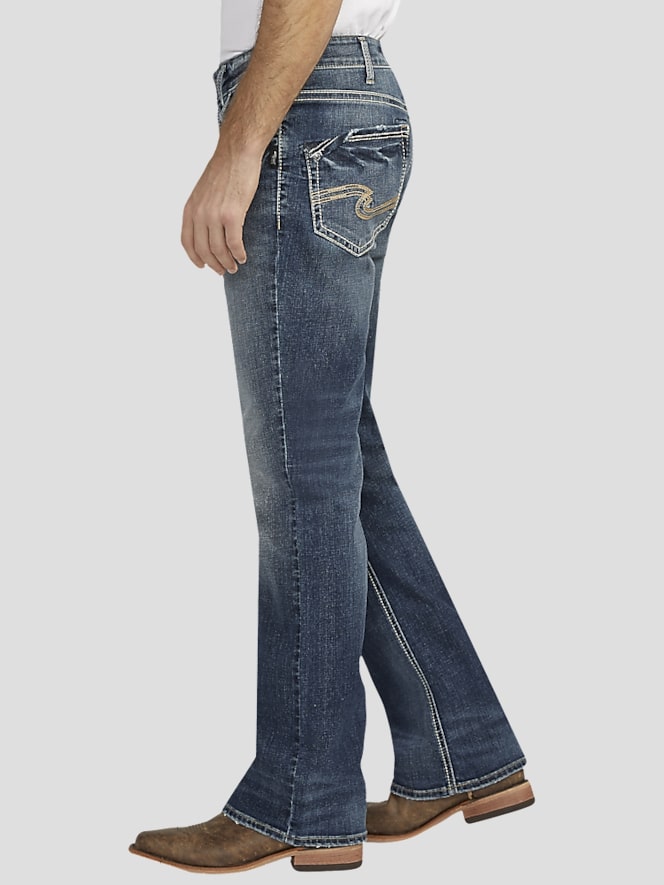 Silver Jeans Classic Fit Straight Leg Washable Jeans
