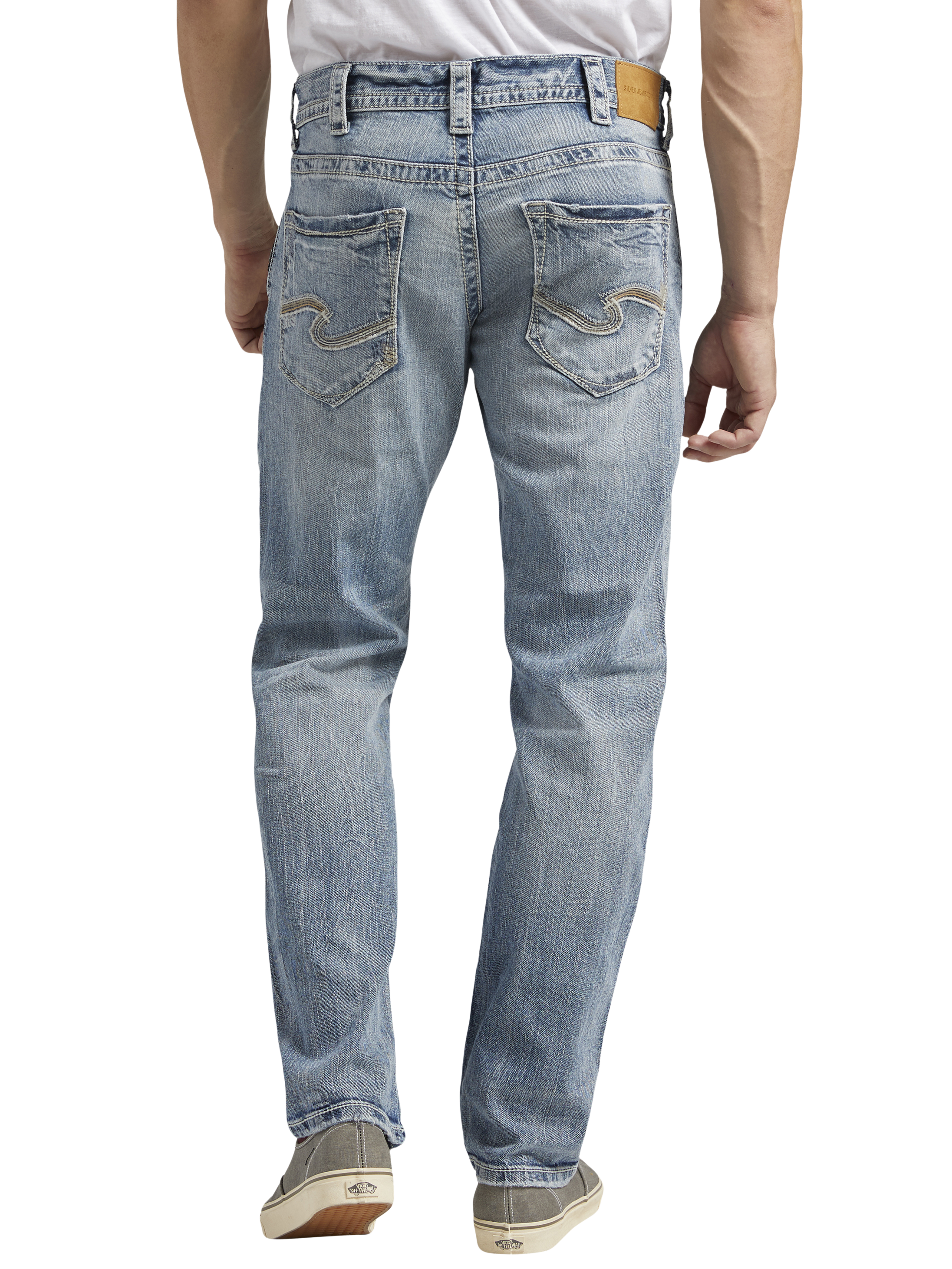 Eddie Athletic Fit Tapered Leg Jeans