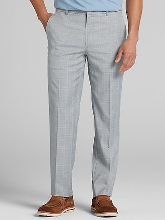 Slim Fit Wool Blend Suit Pants