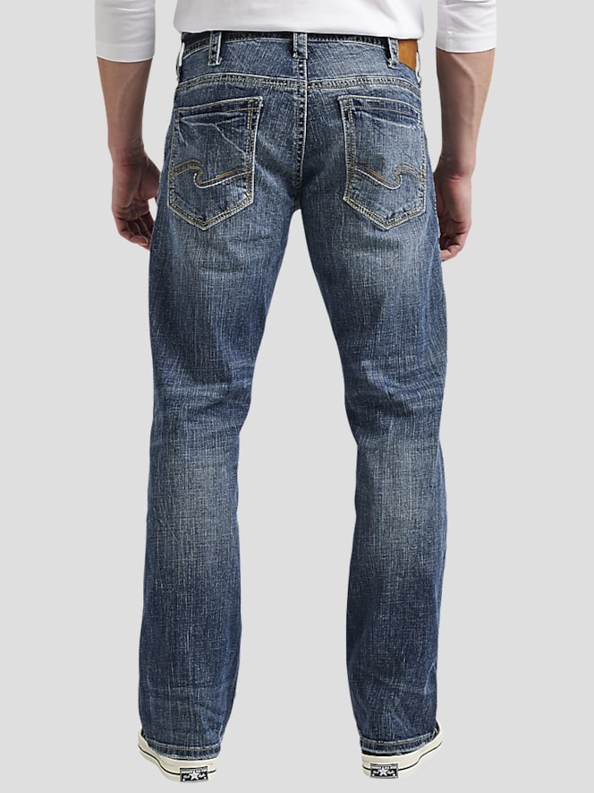 Silver Jeans Relaxed Fit Straight Leg Casual Jeans